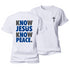 Women's Know Jesus Know Peace Cotton T-Shirt